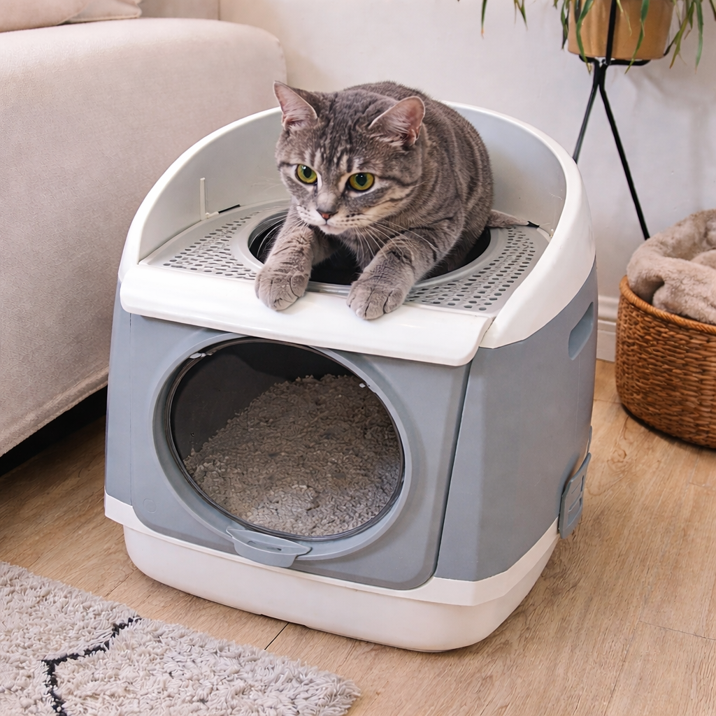 Kattenbak | Dubbele Ingang