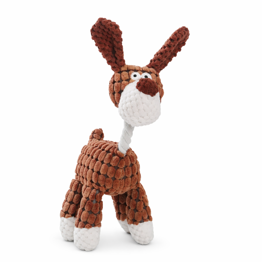 Plush Rabbit Toy with Squeaker for Dogs