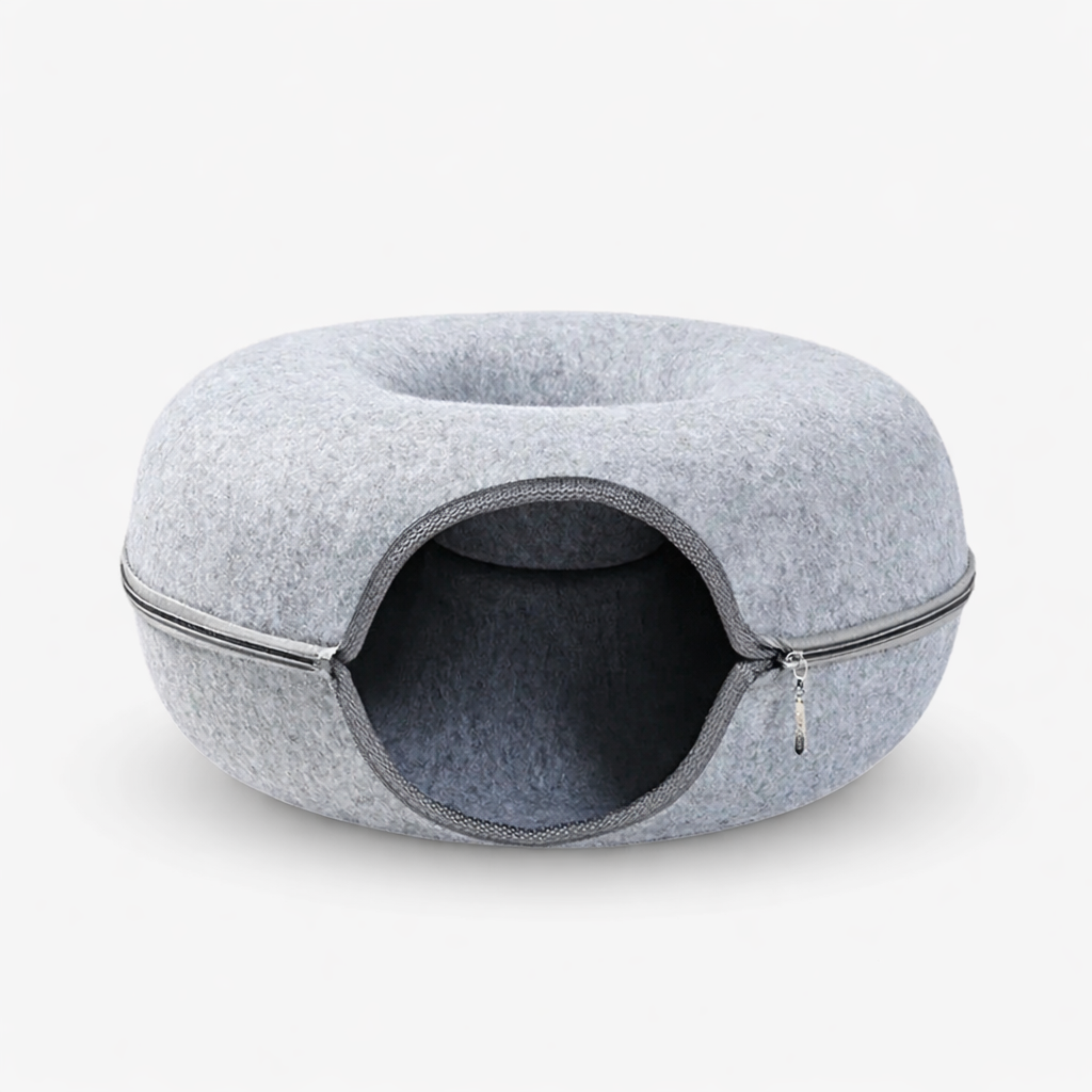 2-in-1 Slaapmand Met Tunnel Voor Huisdieren