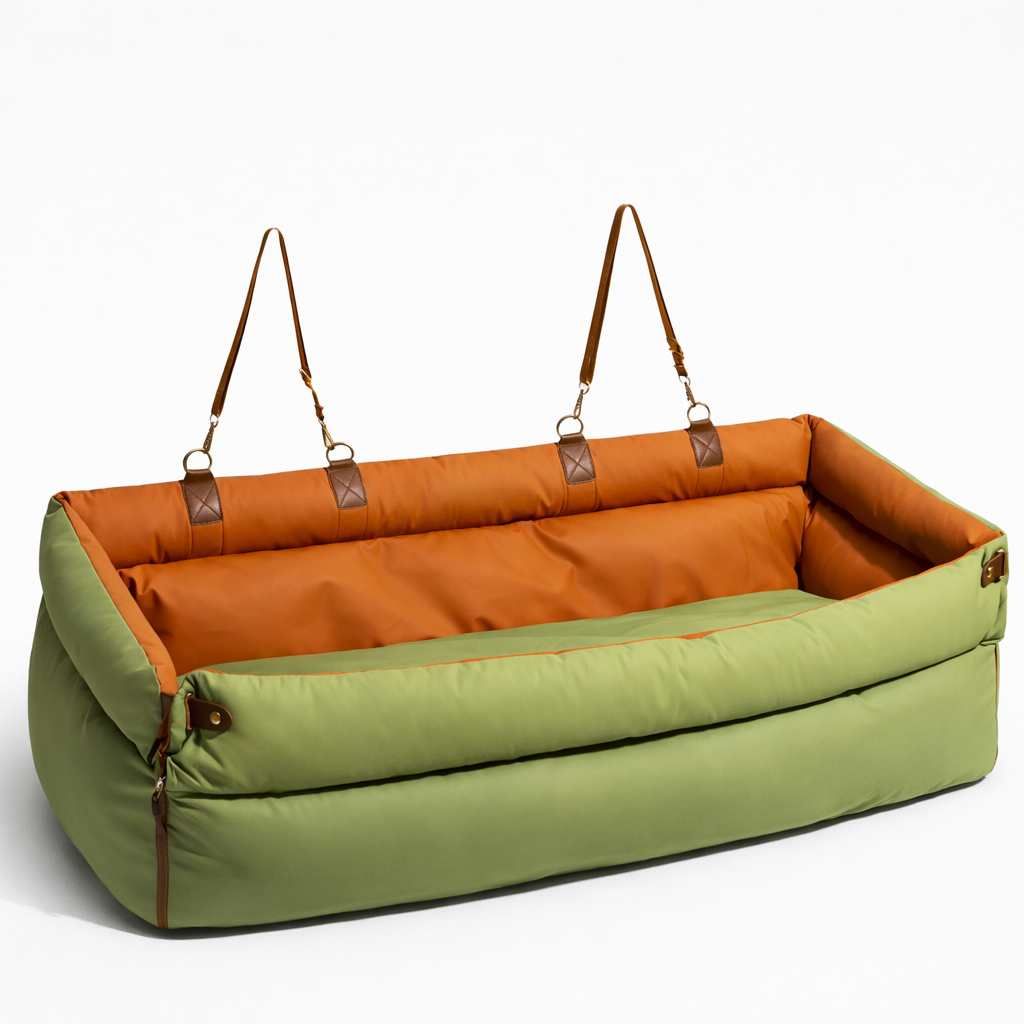 Elevated Dog Car Seat for On-the-Go
