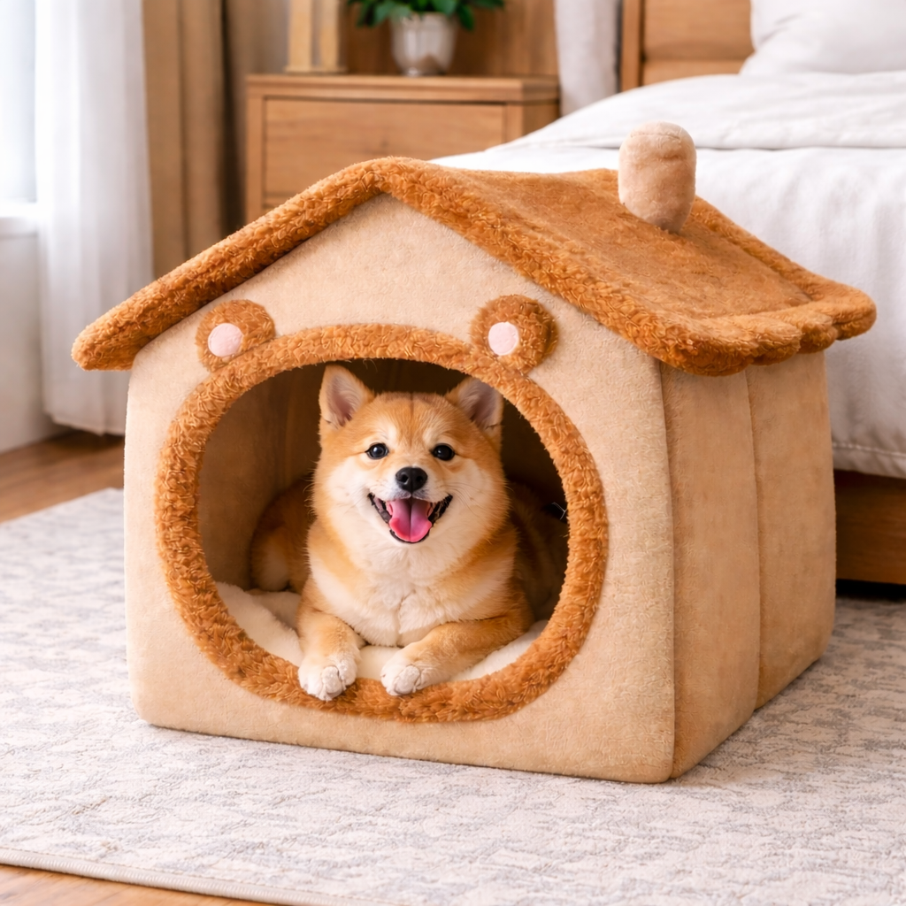 Dog Bed With Raised Sides
