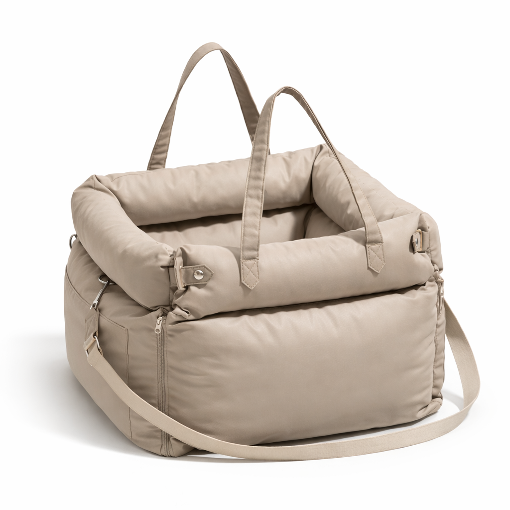 Elevated Dog Car Seat for On-the-Go
