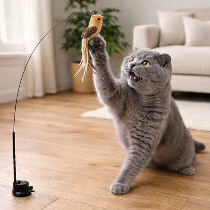 Interactive Bird Hunting Playset for Cats