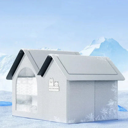 Verkoelend Kattenhuis Koel & Comfortabel Zomerhuisje Voor Katten