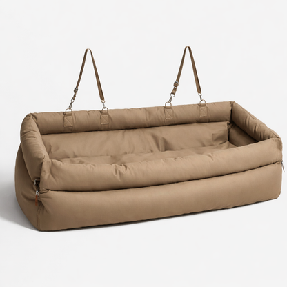 Elevated Dog Car Seat for On-the-Go