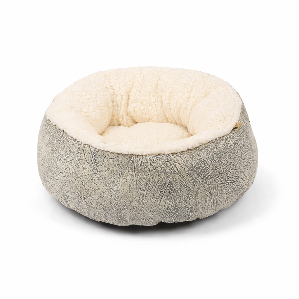 Donut Knuffelbed Voor Katten Met Verhoogde Rand