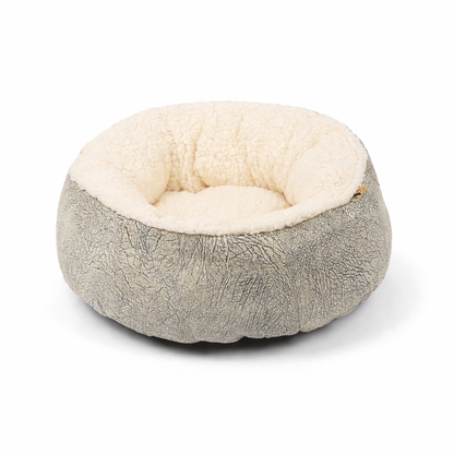 Donut Knuffelbed Voor Katten Met Verhoogde Rand