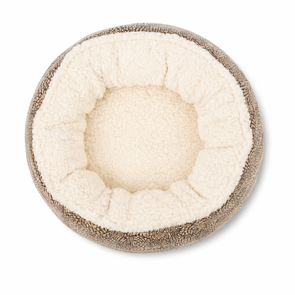 Donut Knuffelbed Voor Katten Met Verhoogde Rand