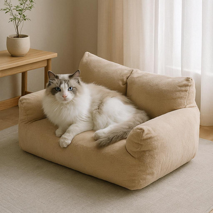 Knusse Dierenzetel Luxe Pluche Hondenbank & Kattenzetel Comfortabel Wasbaar Dierenbed