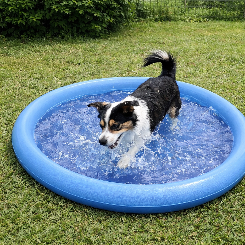 Play Mat with Water Sprinklers for Dogs