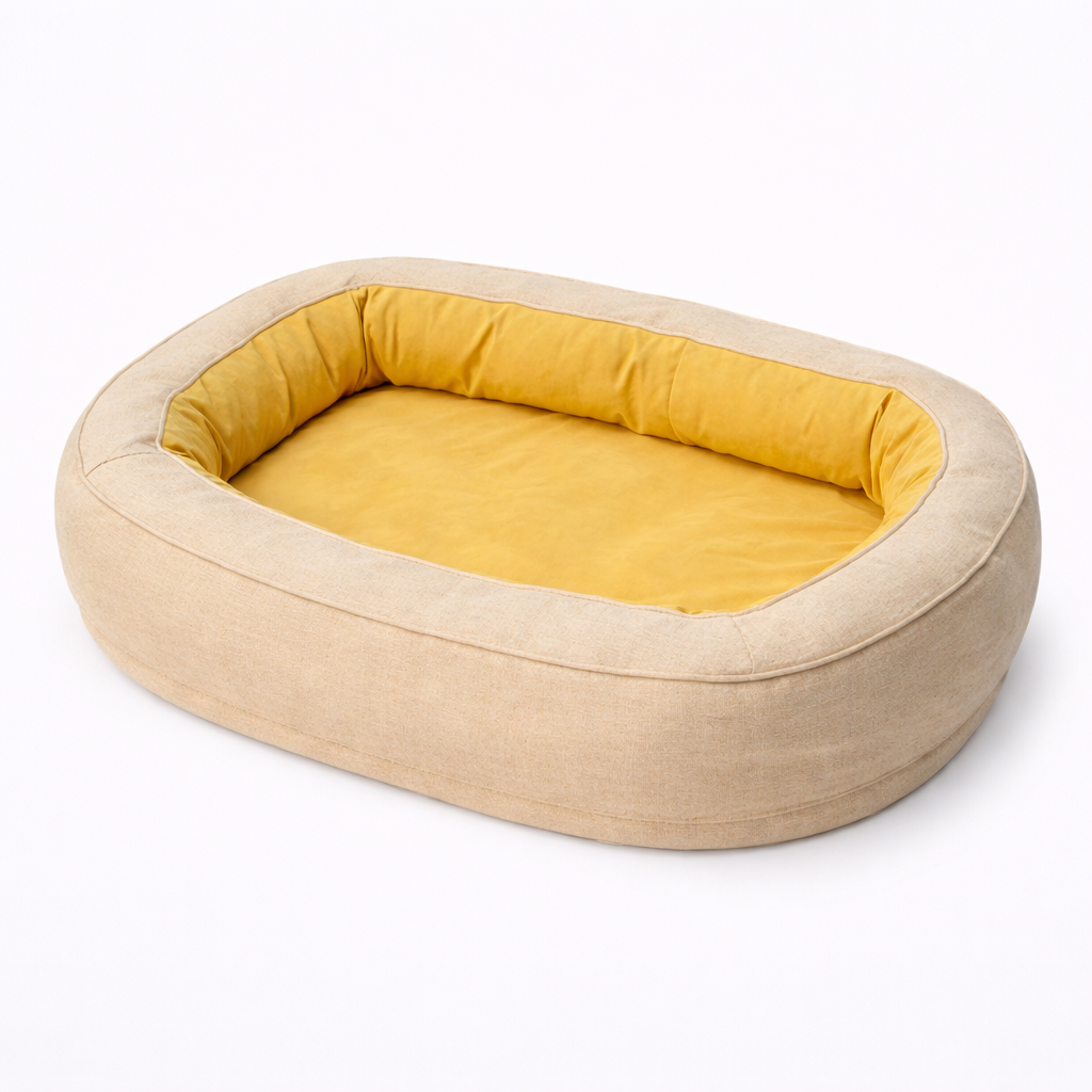 Dog Bed with Raised Edges