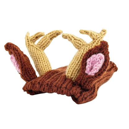 Gebreide Hondenmuts Met Schattig Design, Warm & Comfortabel