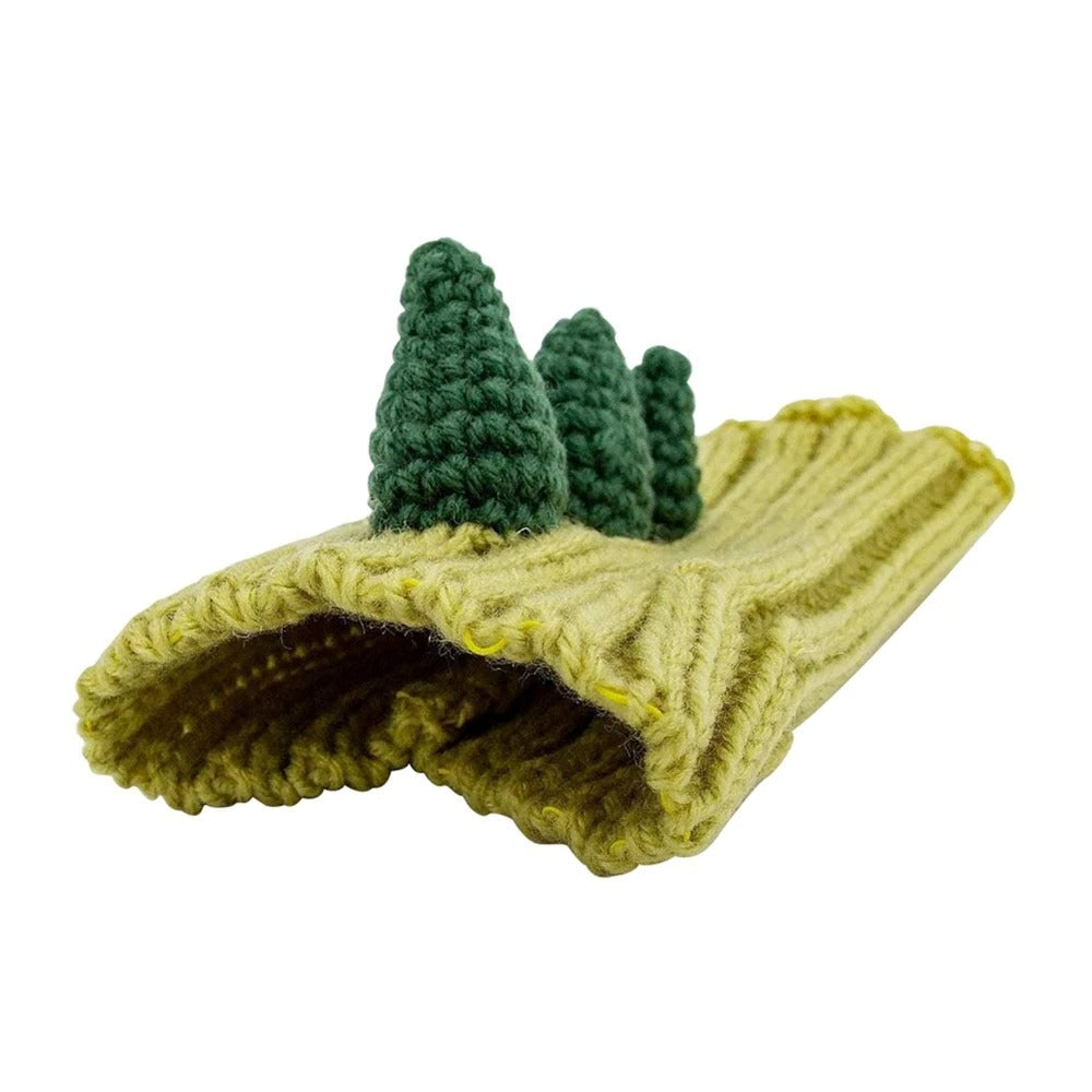 Gebreide Hondenmuts Met Schattig Design, Warm & Comfortabel