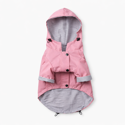 Practical Dog Rain Jacket with Hood