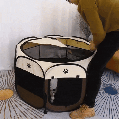 Draagbare Pet Tent Lichtgewicht Honden & Katten Tent Met Waterdichte Bodem