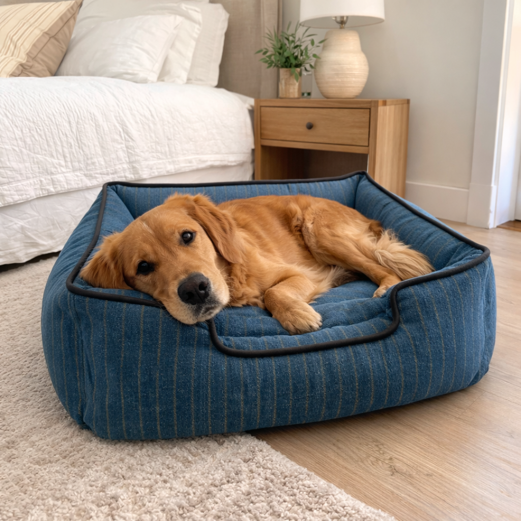 Rechthoekig Hondenbed Met Verhoogde Zijkanten