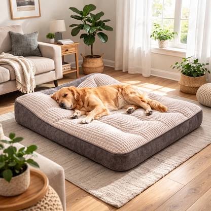 Dog Bed With Scratch Protection