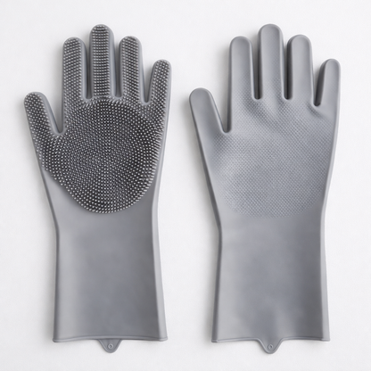 Silicone Brush Glove For Dogs And Cats